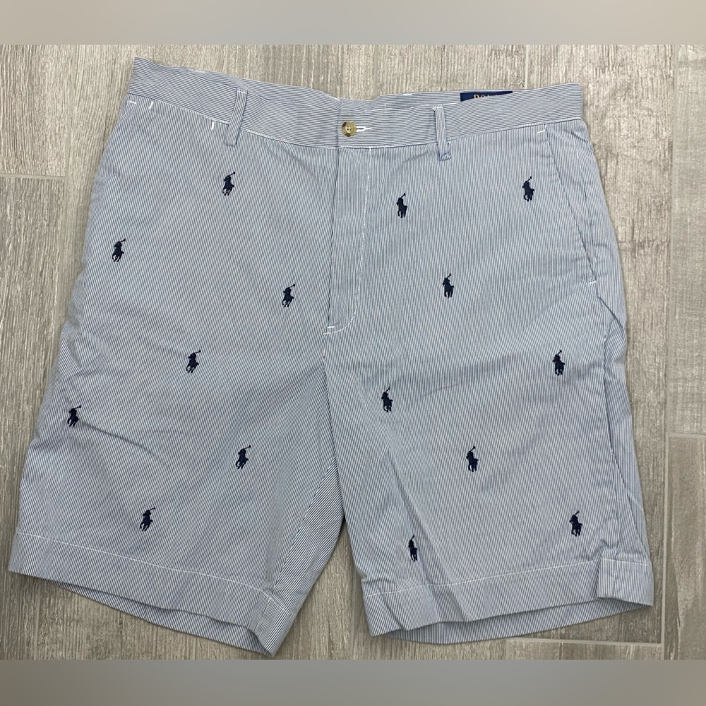 Polo Ralph Lauren men's cotton classic fit flat front chino shorts size 36
